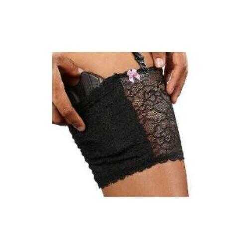 Bulldog Cases Concealed Lace Thigh Holster, Size Medium